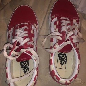 red checkered vans